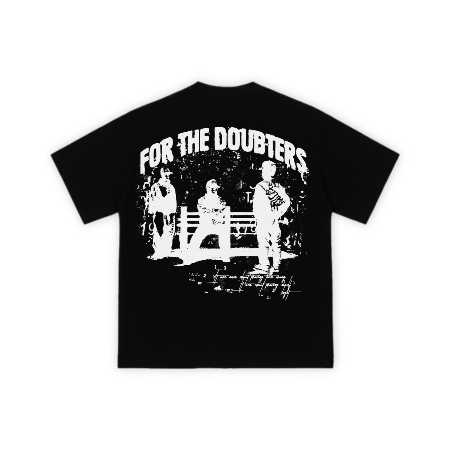 DOUBTERS TEE BLACK | 305 GSM