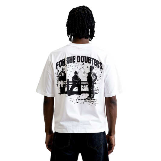 DOUBTERS TEE WHITE | 305 GSM